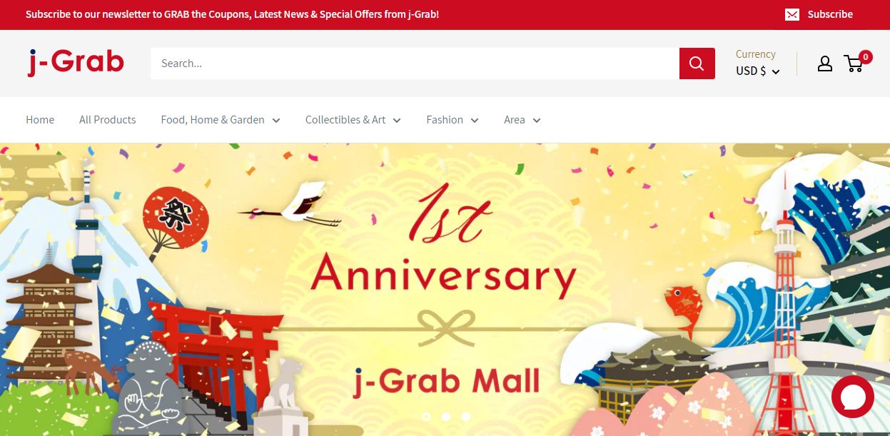 【プレスリリース】「j-Grab Mall」開設1周年！越境ECで売れている国トップ10をご紹介！！